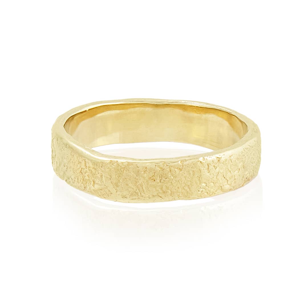 Natalie-Perry-Jewellery-5mm-organic-wedding-ring-14ct