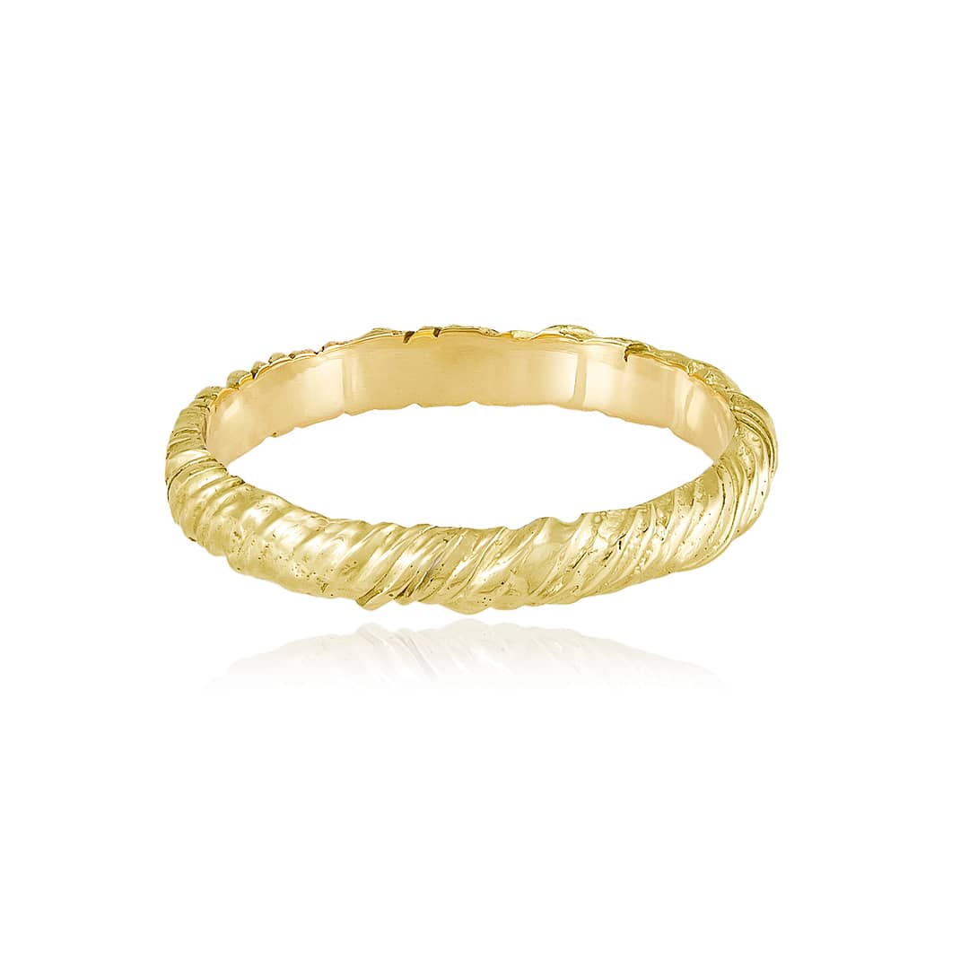 Natalie Perry Jewellery Organic 3mm Wedding Ring