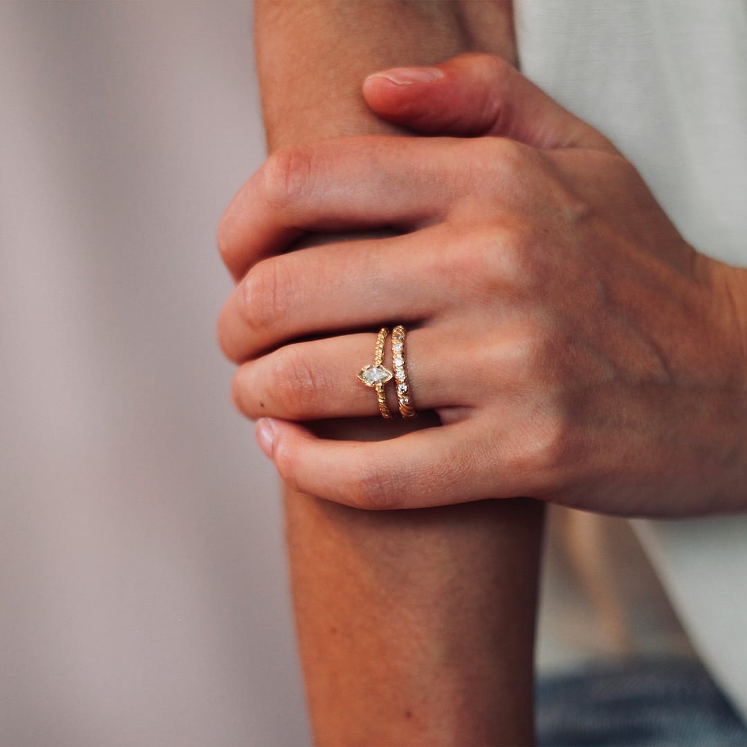 Natalie Perry Jewellery, 3mm Diamond Wedding Ring