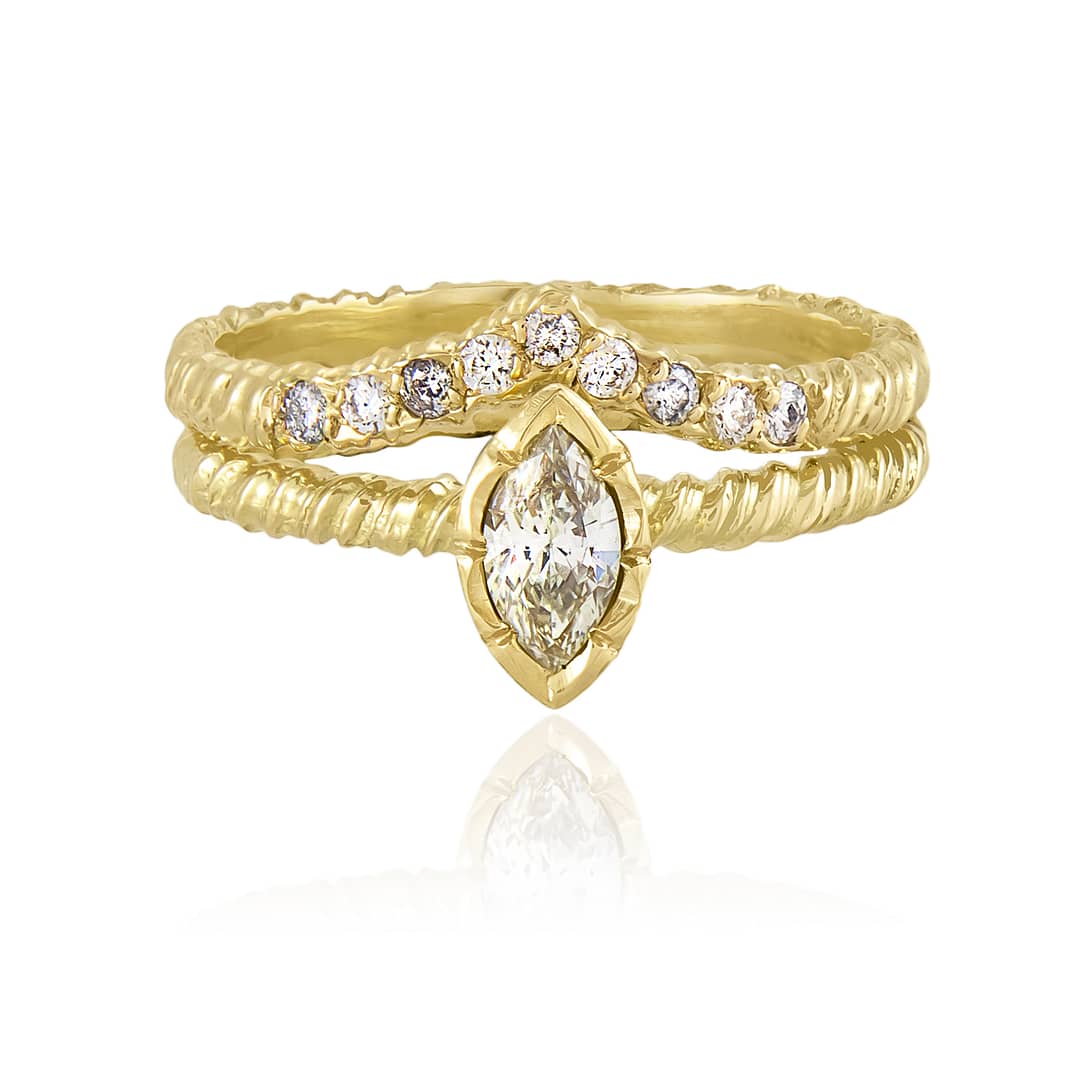 Natalie Perry Jewellery, Marquise Diamond Solitaire Engagement Ring