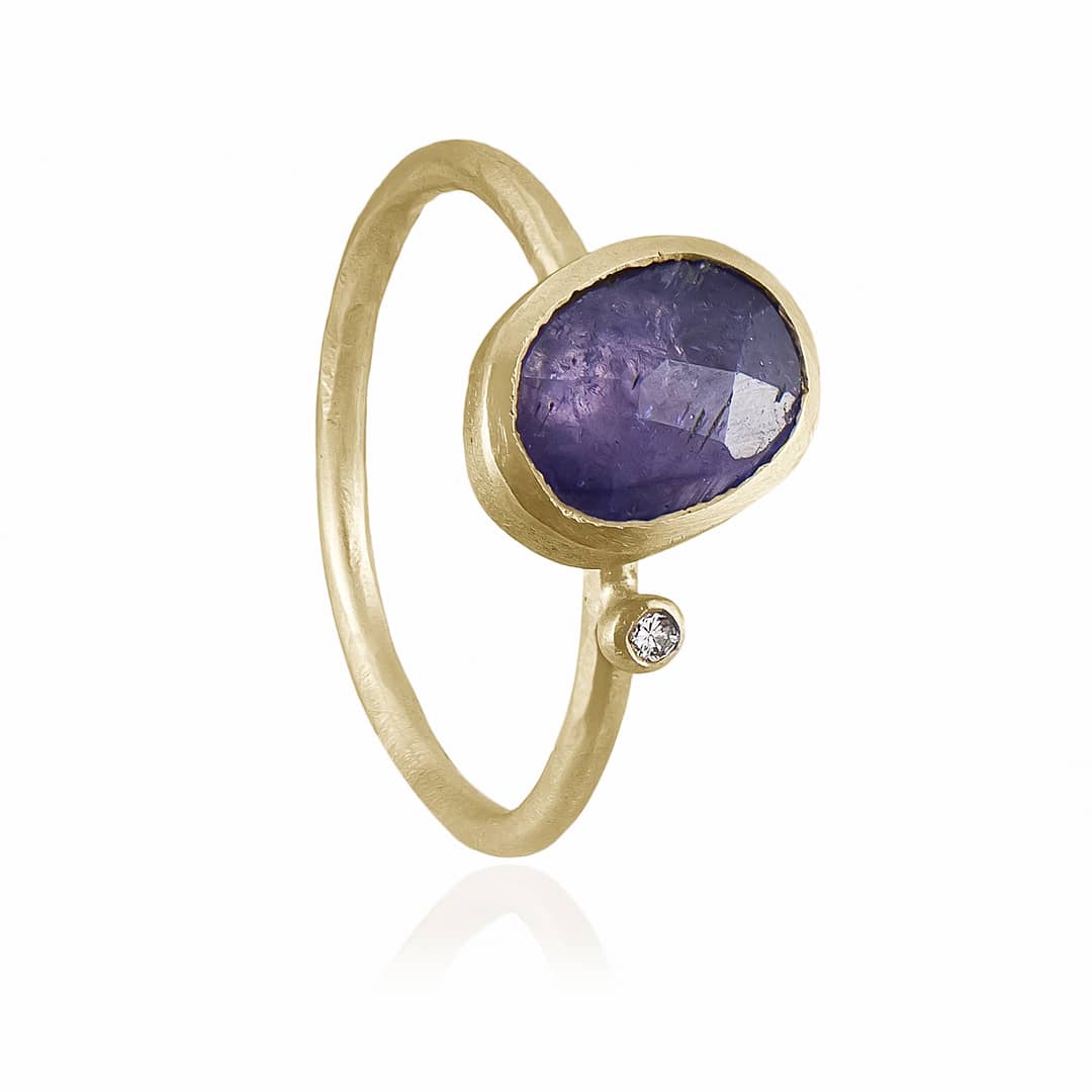 Natalie Perry Jewellery, Tanzanite & Diamond Ring