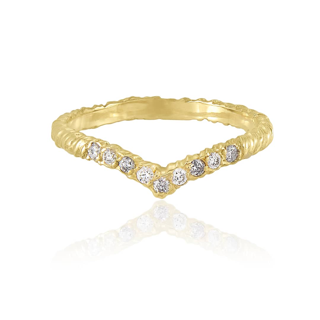Natalie Perry Jewellery Wishbone Diamond Wedding Ring