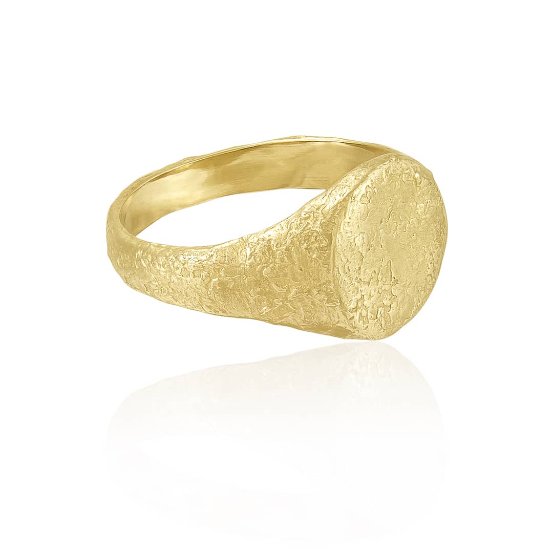 Natalie Perry Jewellery, Medium Organic Unisex Signet Ring