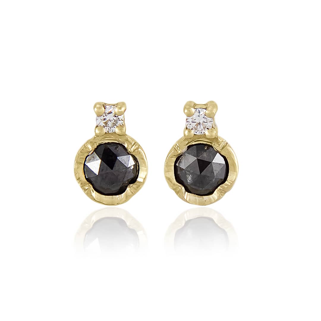 Natalie Perry Jewellery, Flower Set Diamond Earrings