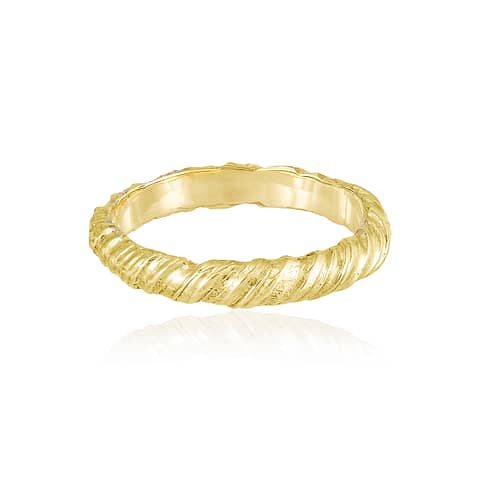 Natalie Perry Jewellery, Men's 4mm Wedding Ring, 18ct yellow gold