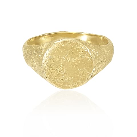 Natalie Perry Jewellery, Medium Organic Unisex Signet Ring