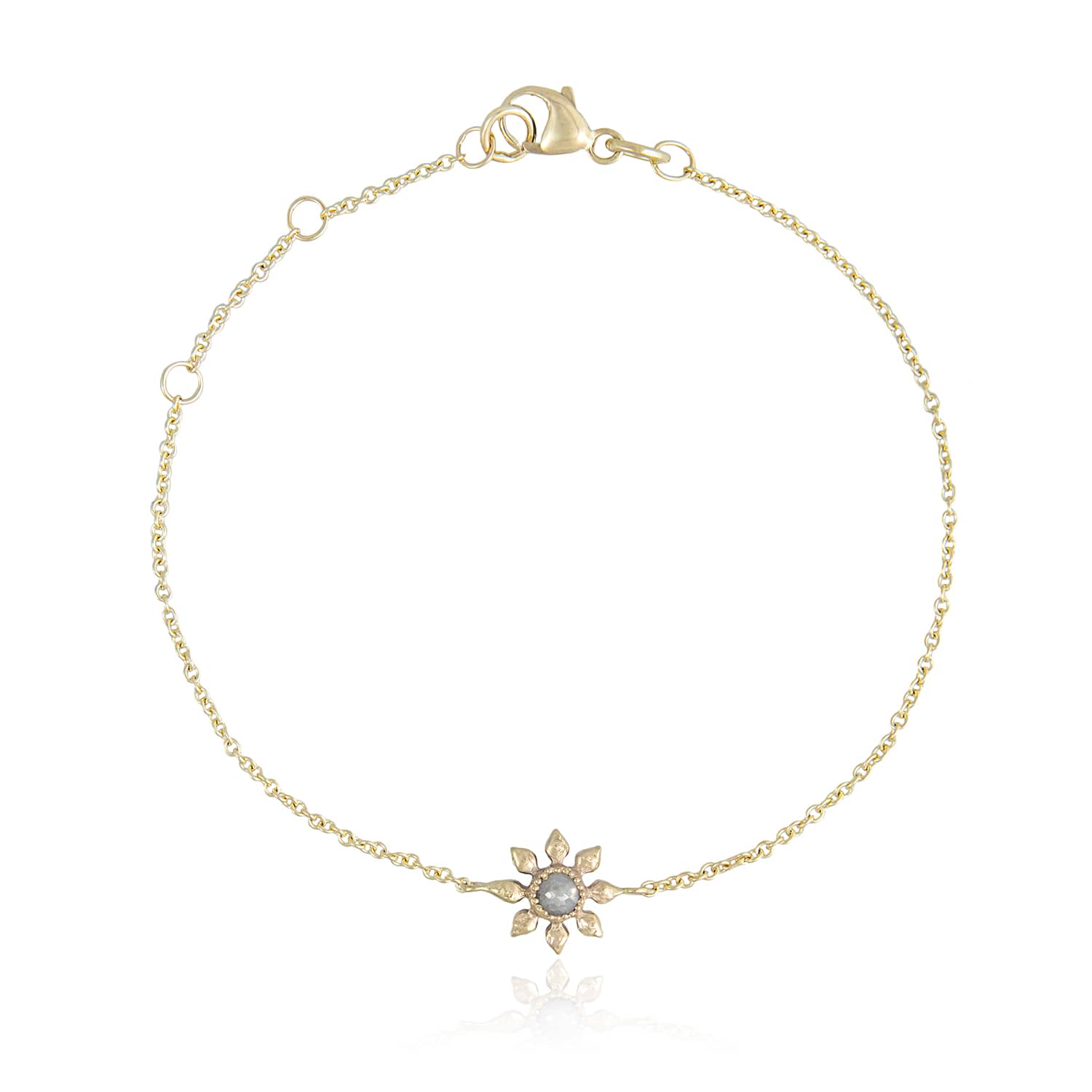 Diamond Flower Bracelet - Natalie Perry Jewellery
