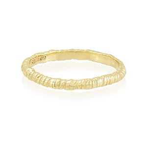 Natalie Perry Jewellery, Organic Twist Wedding Ring 2mm