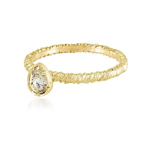 Natalie Perry Jewellery Pear Diamond Engagement Ring 2