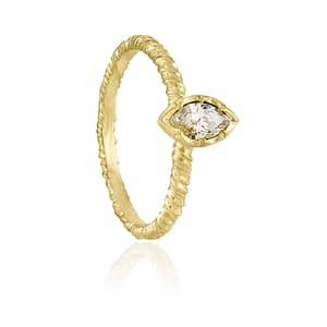 Natalie Perry Jewellery, Marquise Diamond Solitaire Ring