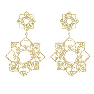 Natalie Perry Jewellery, Two Blooms Earrings 9ct