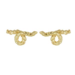 Natalie Perry Jewellery, Twisted Squiggle Earrings
